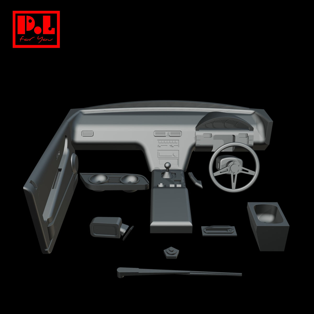 Cocpit Nissan 180, 240SX — 3D print STL files