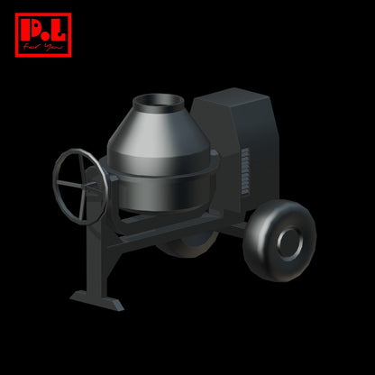 Concrete mixer — 3D print STL files