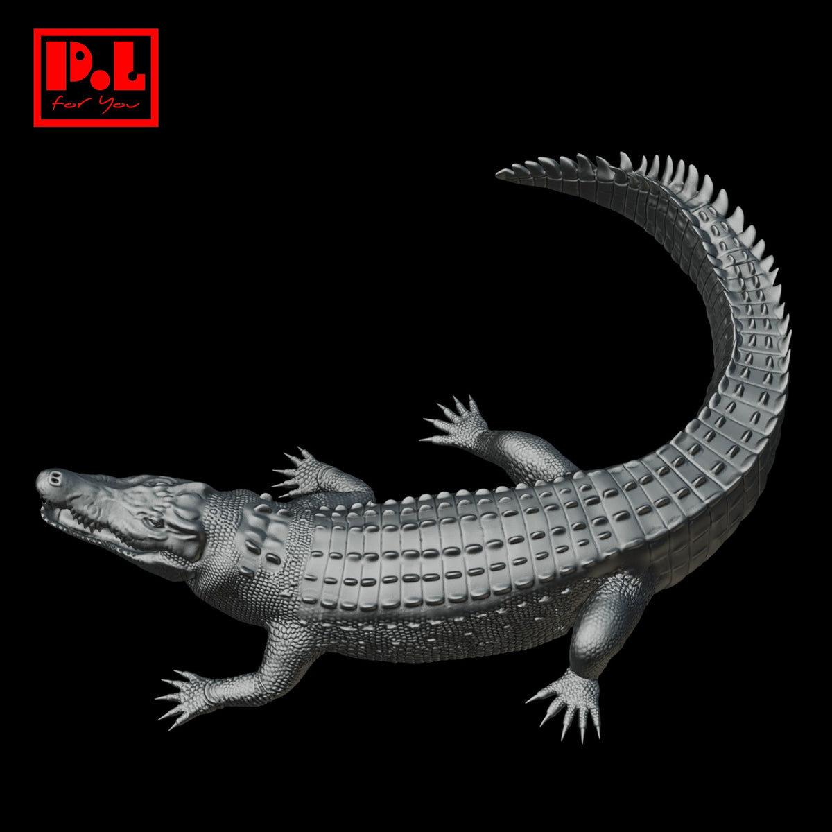 Crocodile v1 — 3D print STL files