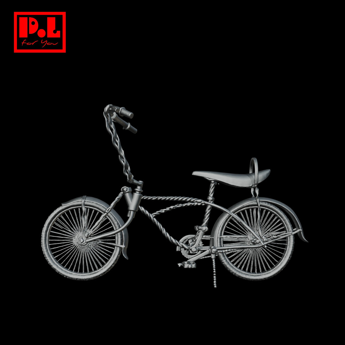 Custom bicycle — 3D print STL files