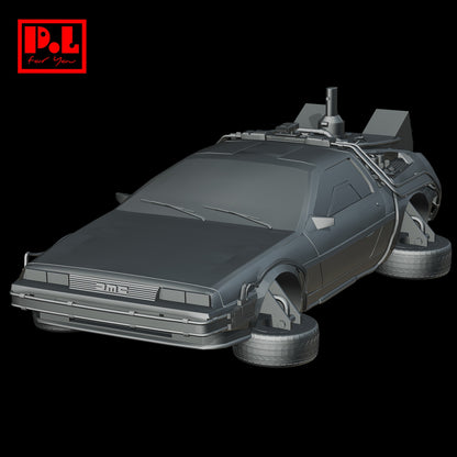 DeLorean DMC-12 (Back to the Future II) — 3D print STL files