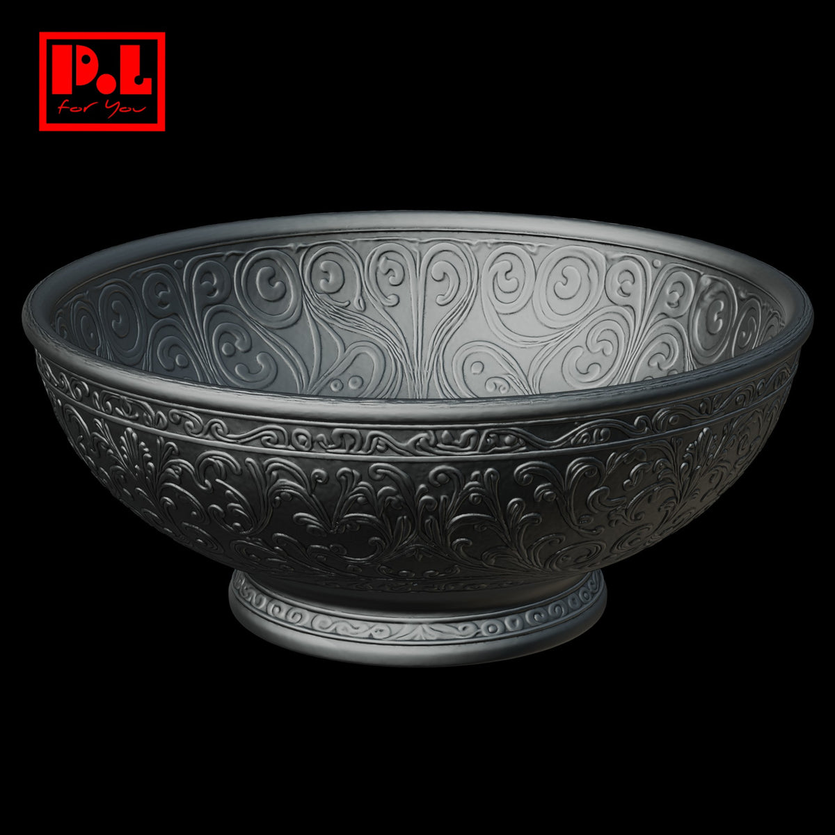 Decorative bowl — 3D print STL files
