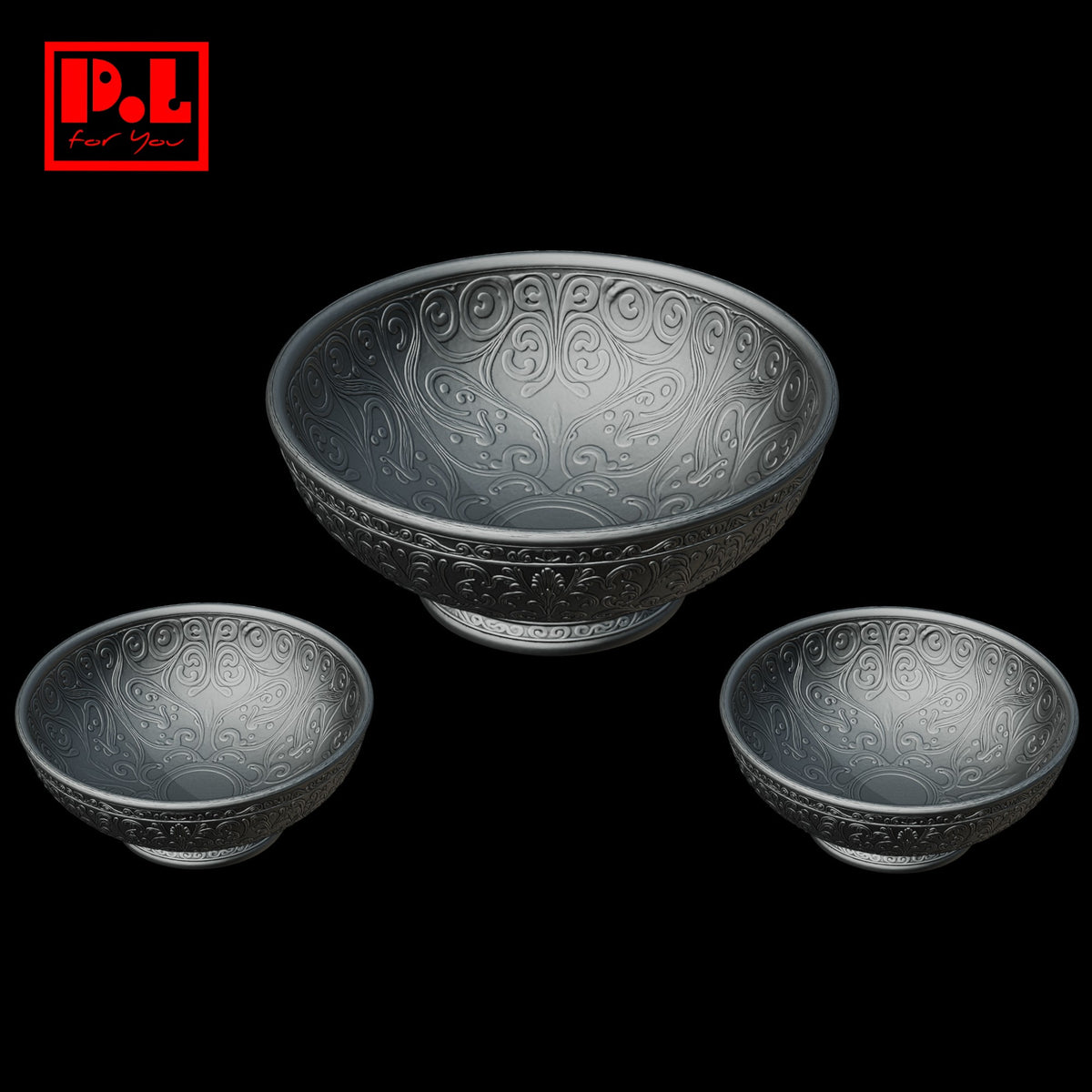 Decorative bowl — 3D print STL files
