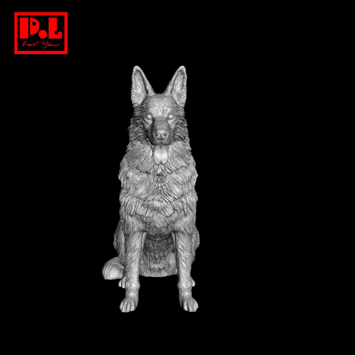 Dog - German Shepherd — 3D print STL files