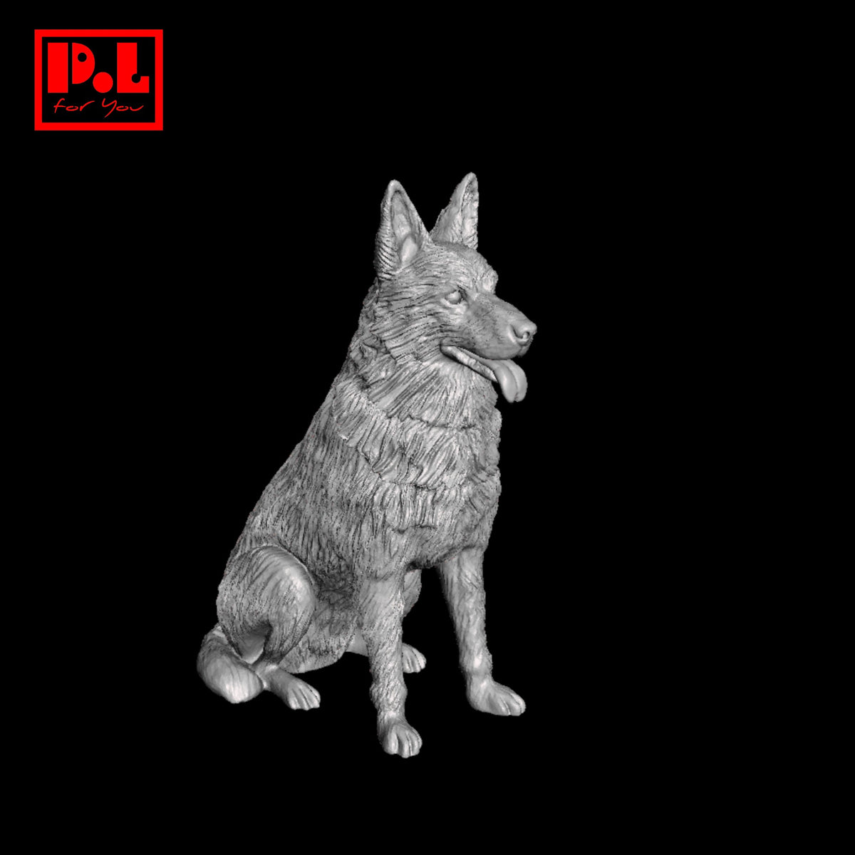 Dog - German Shepherd — 3D print STL files