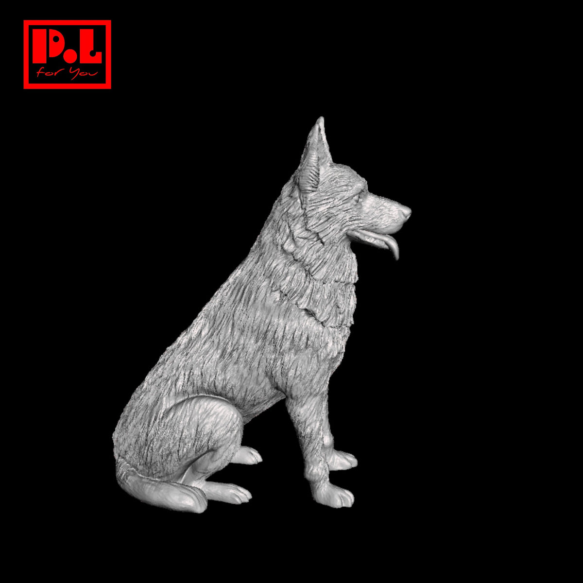 Dog - German Shepherd — 3D print STL files