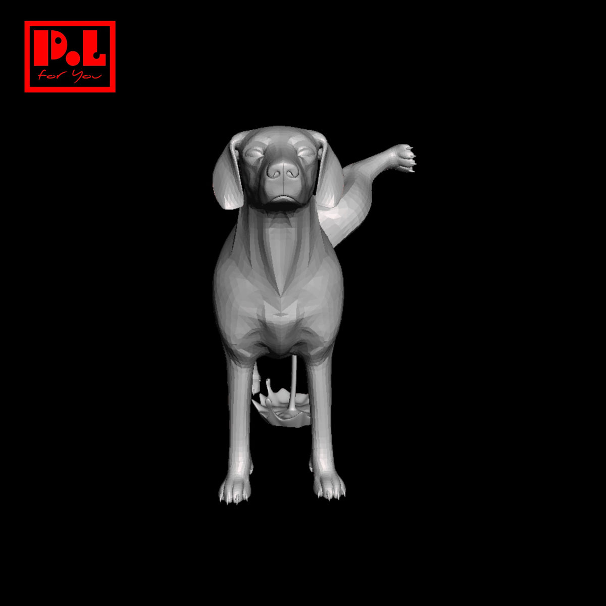 Dog - Peeing dog — 3D print STL files