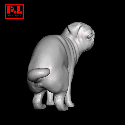Pug v2 — 3D print STL files