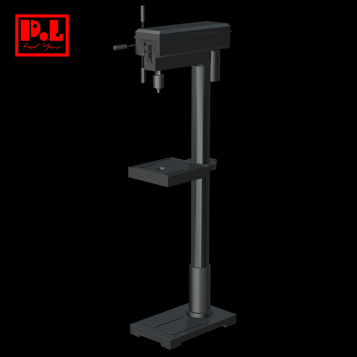 Garage drill press — 3D print STL files