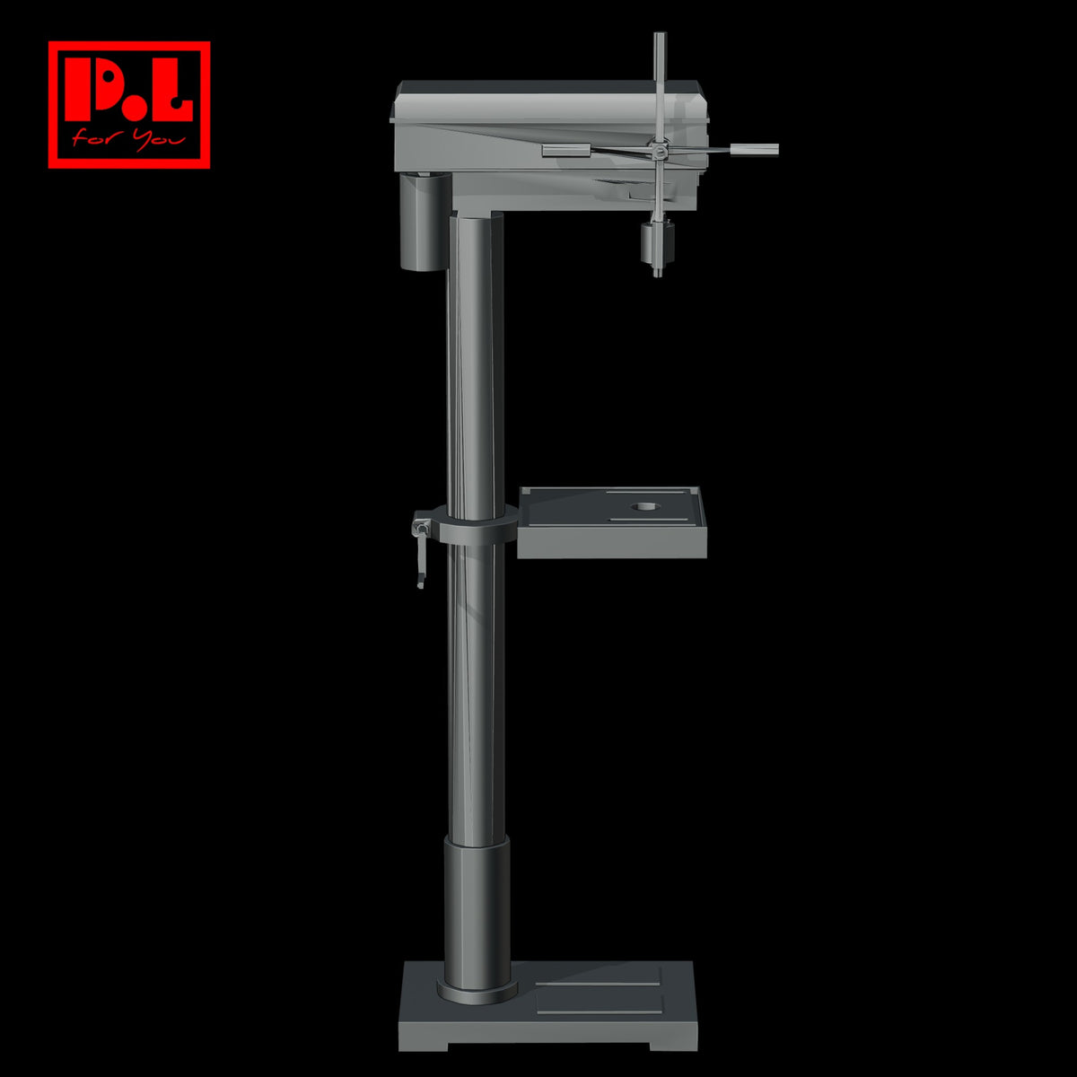 Garage drill press — 3D print STL files