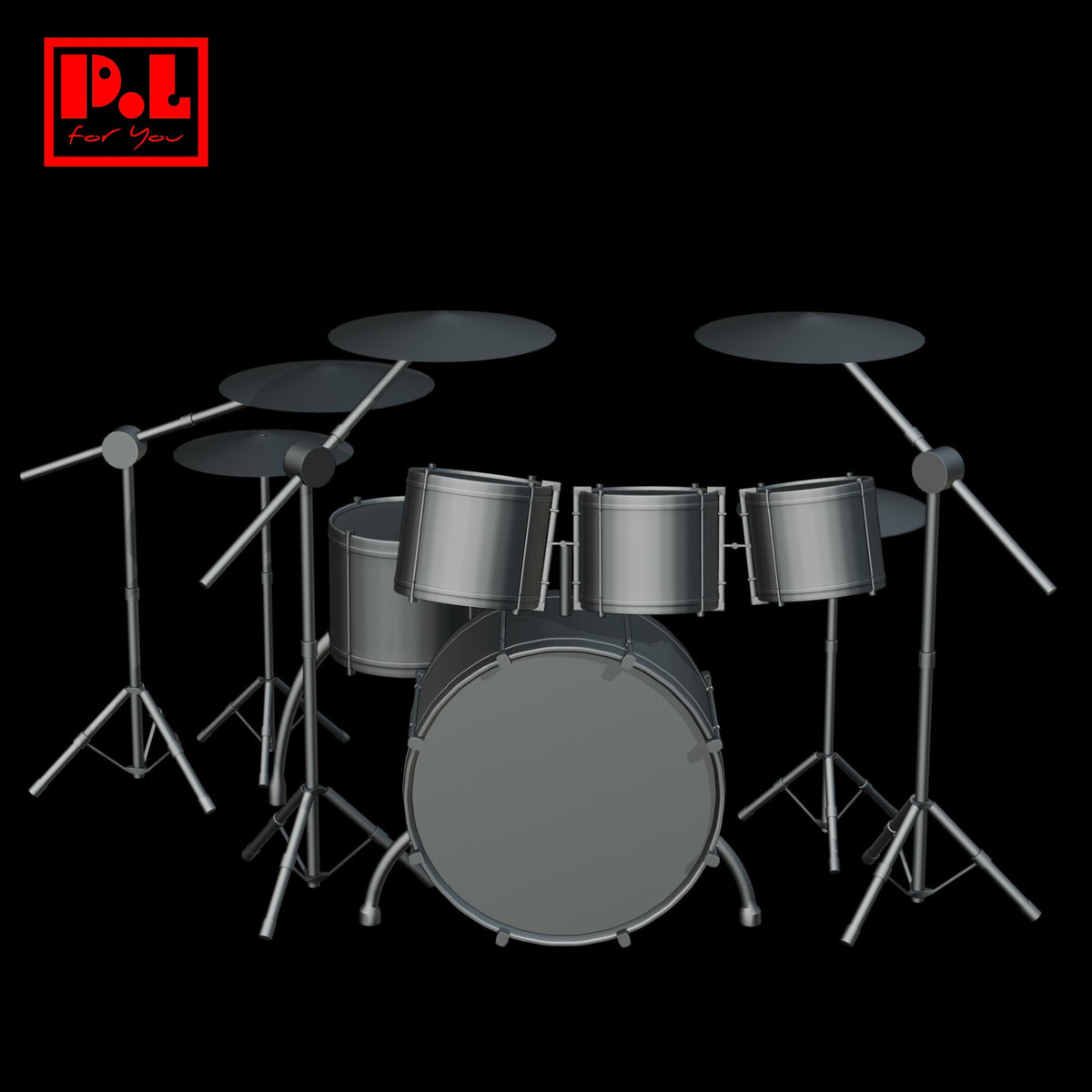 Drums — 3D print STL files