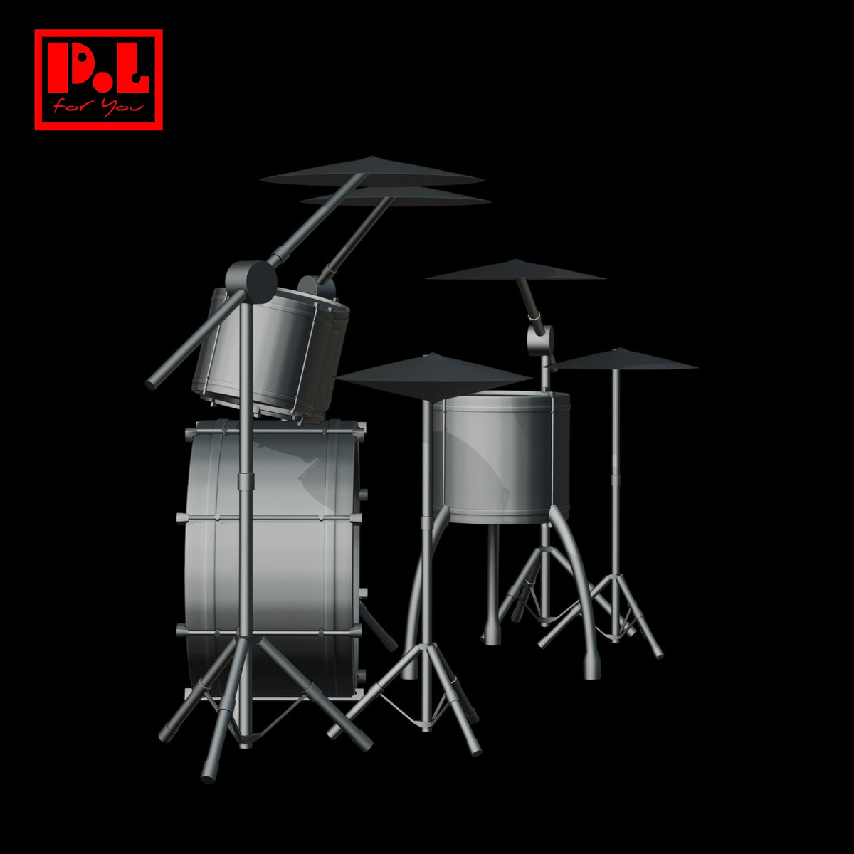 Drums — 3D print STL files