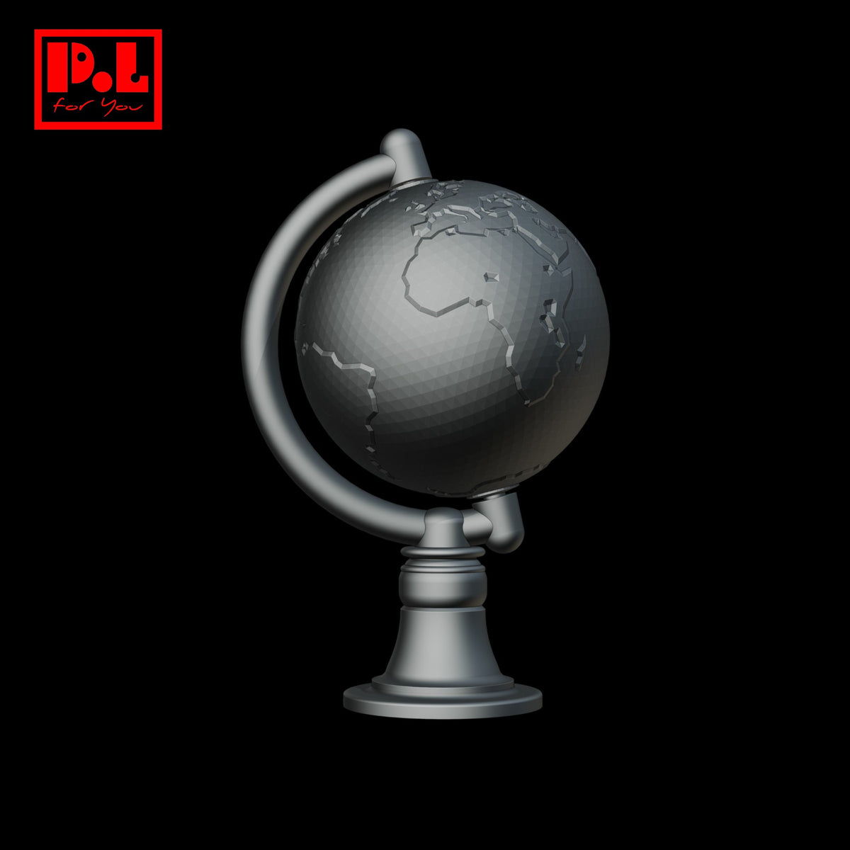 Earth globe — 3D print STL files