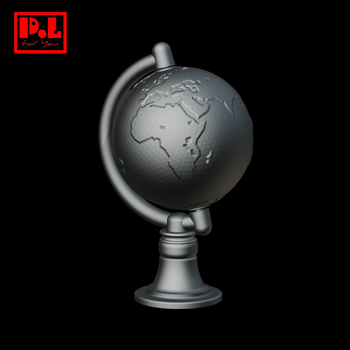 Earth globe — 3D print STL files