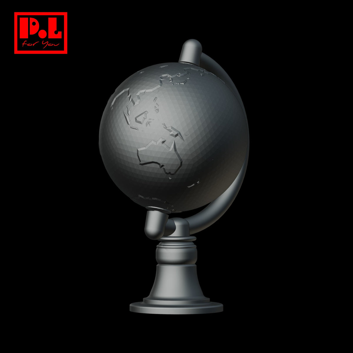 Earth globe — 3D print STL files