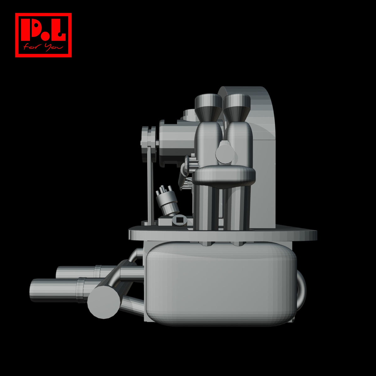 Engine Air-Cooled VW Beetle — 3D print STL files