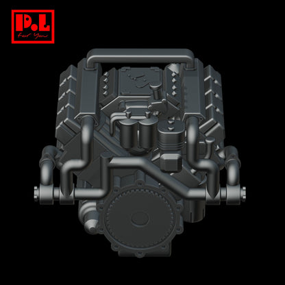 Engine V6 — 3D print STL files