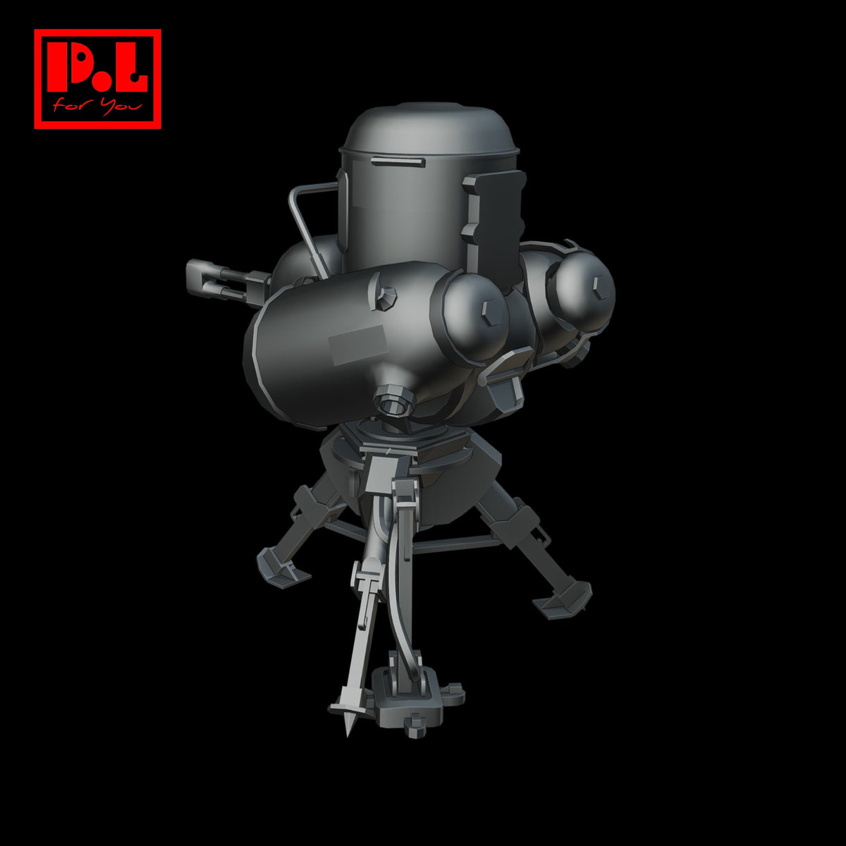 Fallout - Automated turret — 3D print STL files