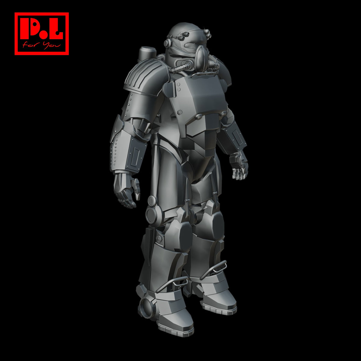 Fallout - T-49 Power Armor — 3D print STL files