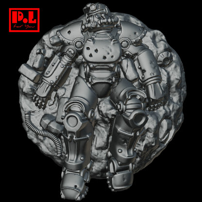 Fallout - T-49 Power Armor v2 — 3D print STL files