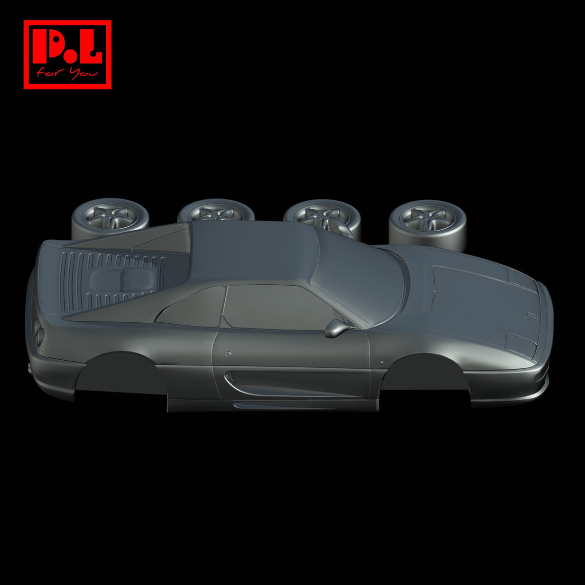 Ferrari F355 Berlinetta (1994) — 3D print STL files
