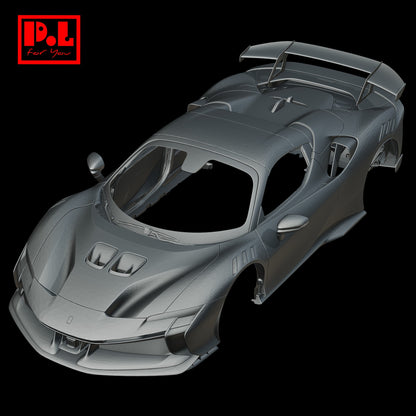 Ferrari SF90 XX (2023) Car body — 3D print STL files