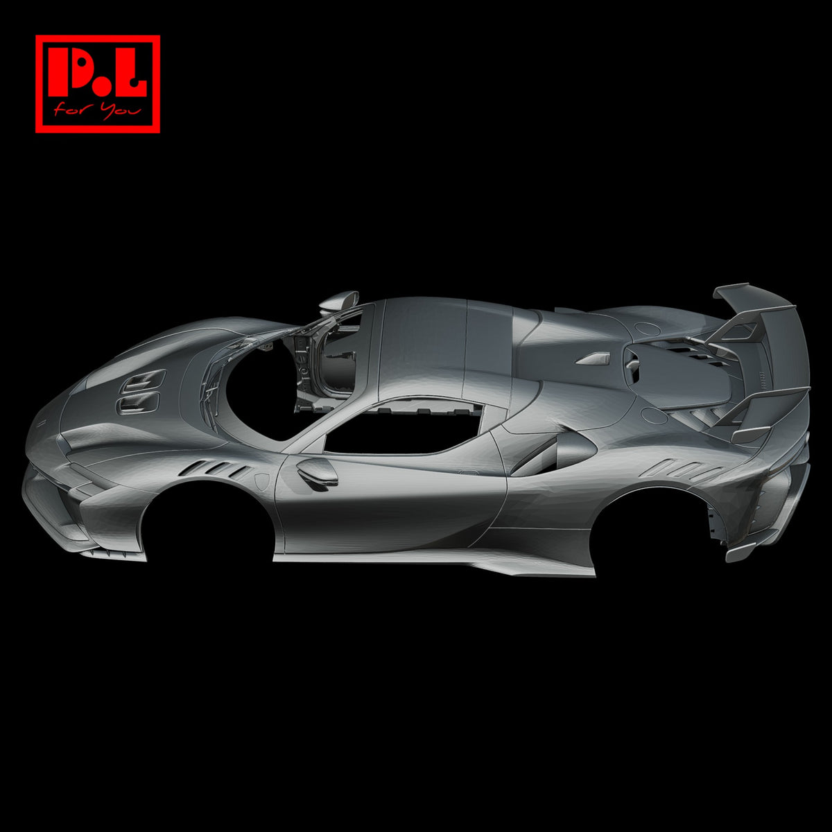 Ferrari SF90 XX (2023) Car body — 3D print STL files