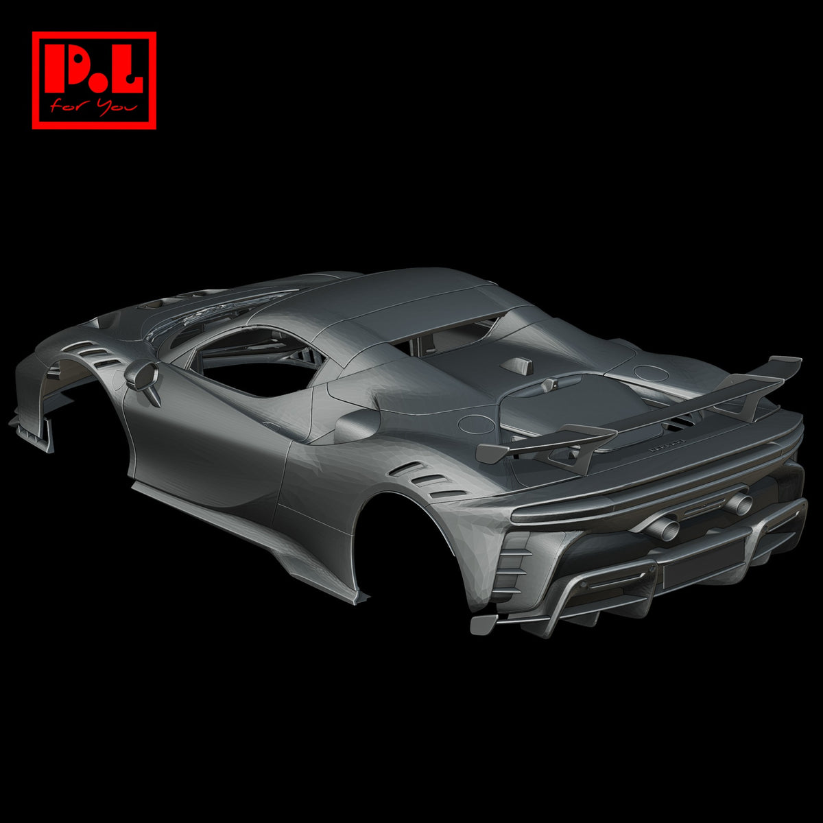 Ferrari SF90 XX (2023) Car body — 3D print STL files