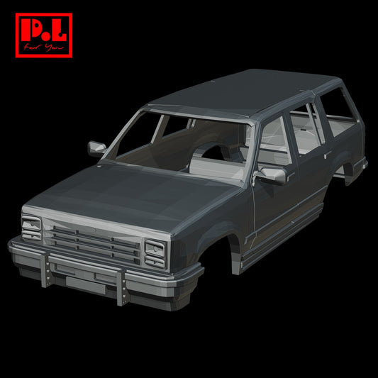 Ford Explorer XLT (1992) Car body — 3D print STL files