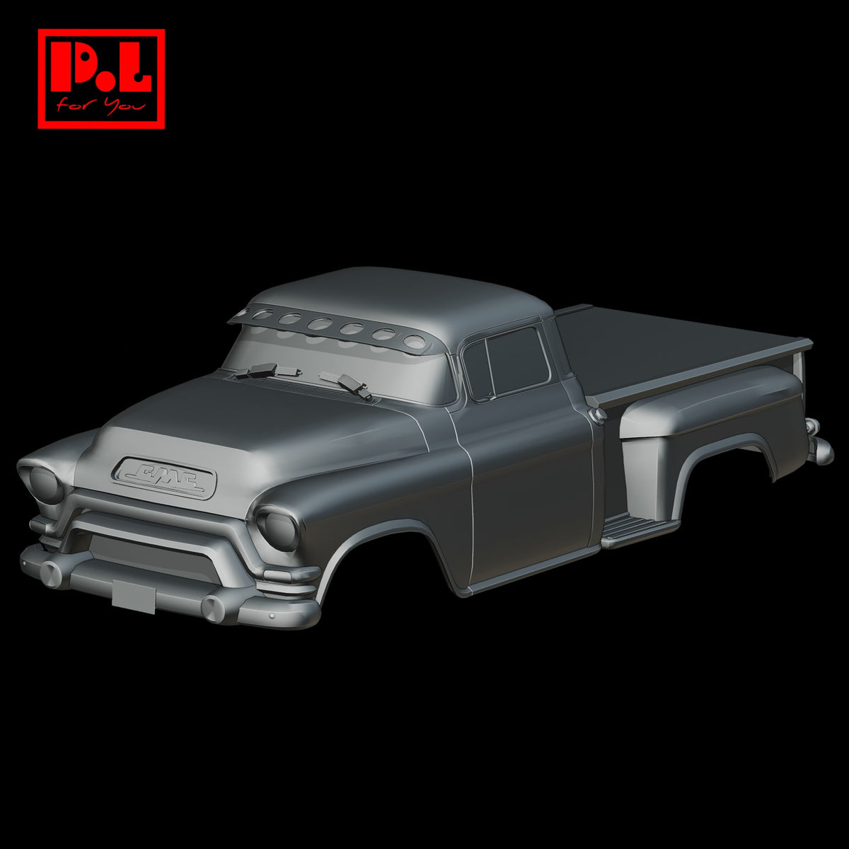 GMC Blue Chip Custom (1955) — 3D print STL files