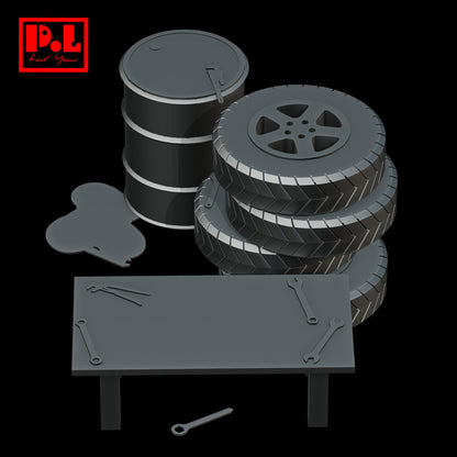 Garage Equipment — 3D print STL files