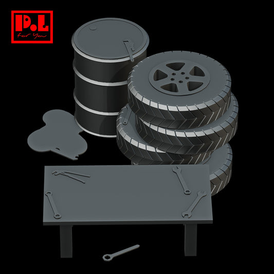 Garage Equipment — 3D print STL files