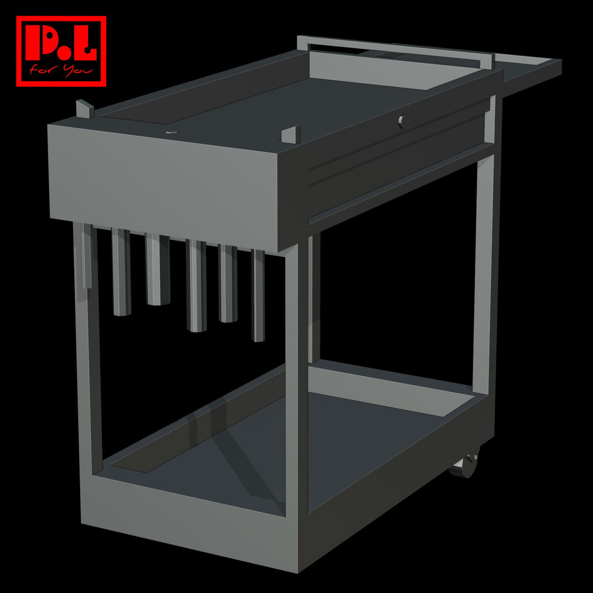Garage Tool Cart — 3D print STL files