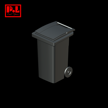 Garbage Container Plastic Trash Can 120 Liter — 3D print STL files