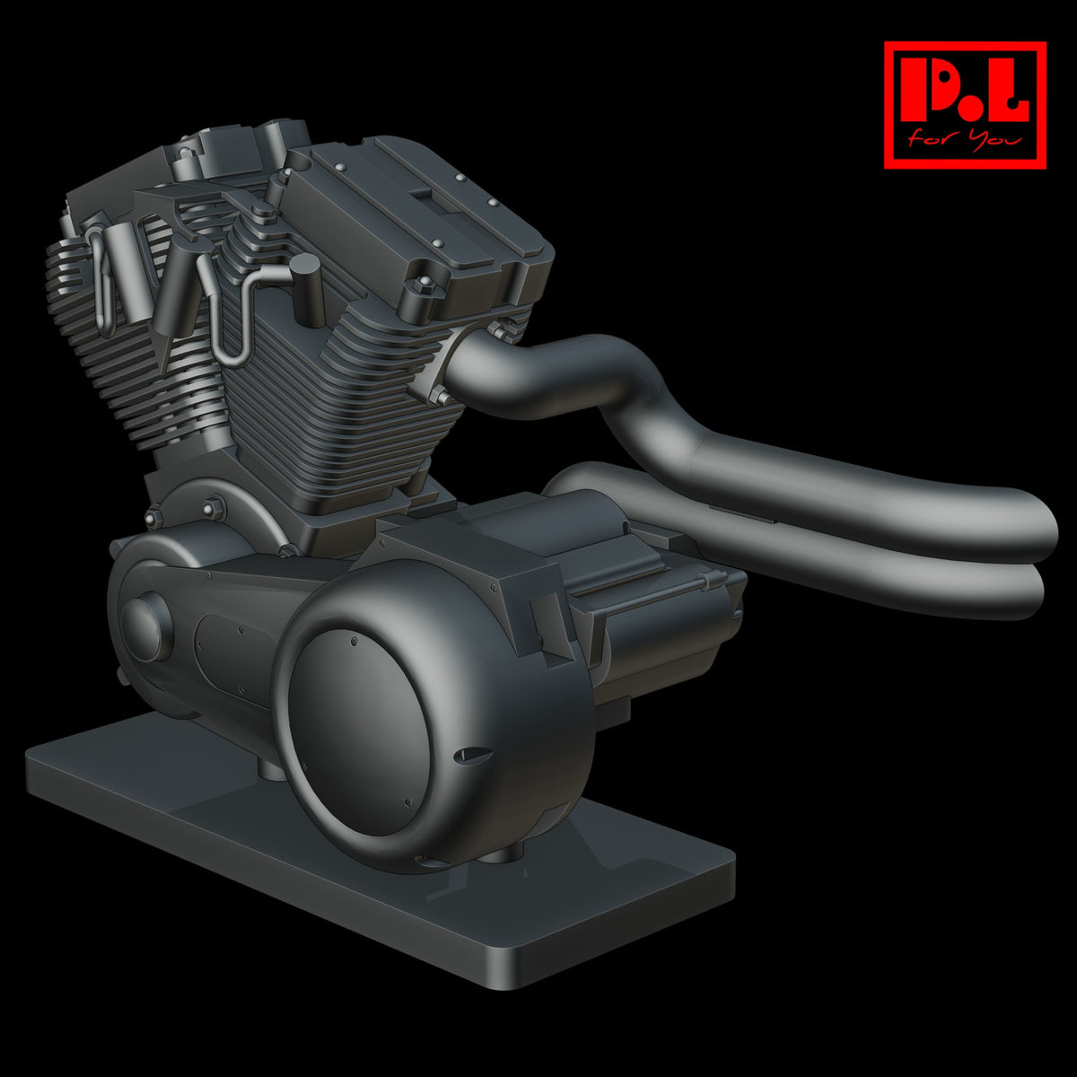 Harley-Davidson Engine — 3D print STL files