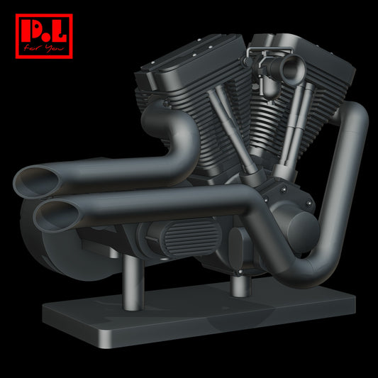 Harley-Davidson Engine — 3D print STL files
