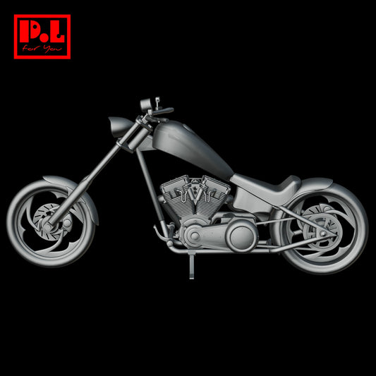 Harley-Davidson Titan Sidewinder Chopper (2004) — 3D print STL files