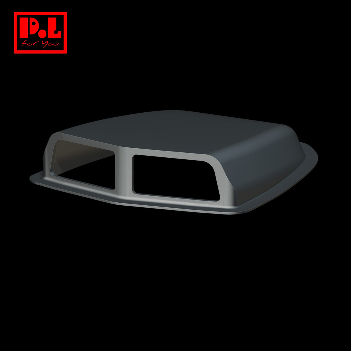 Hood scoop v1 — 3D print STL files