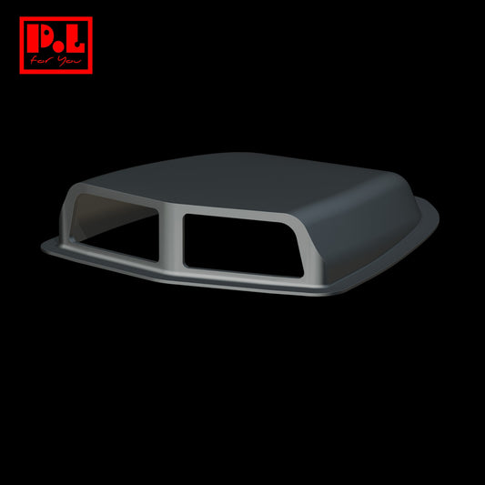 Hood scoop v1 — 3D print STL files