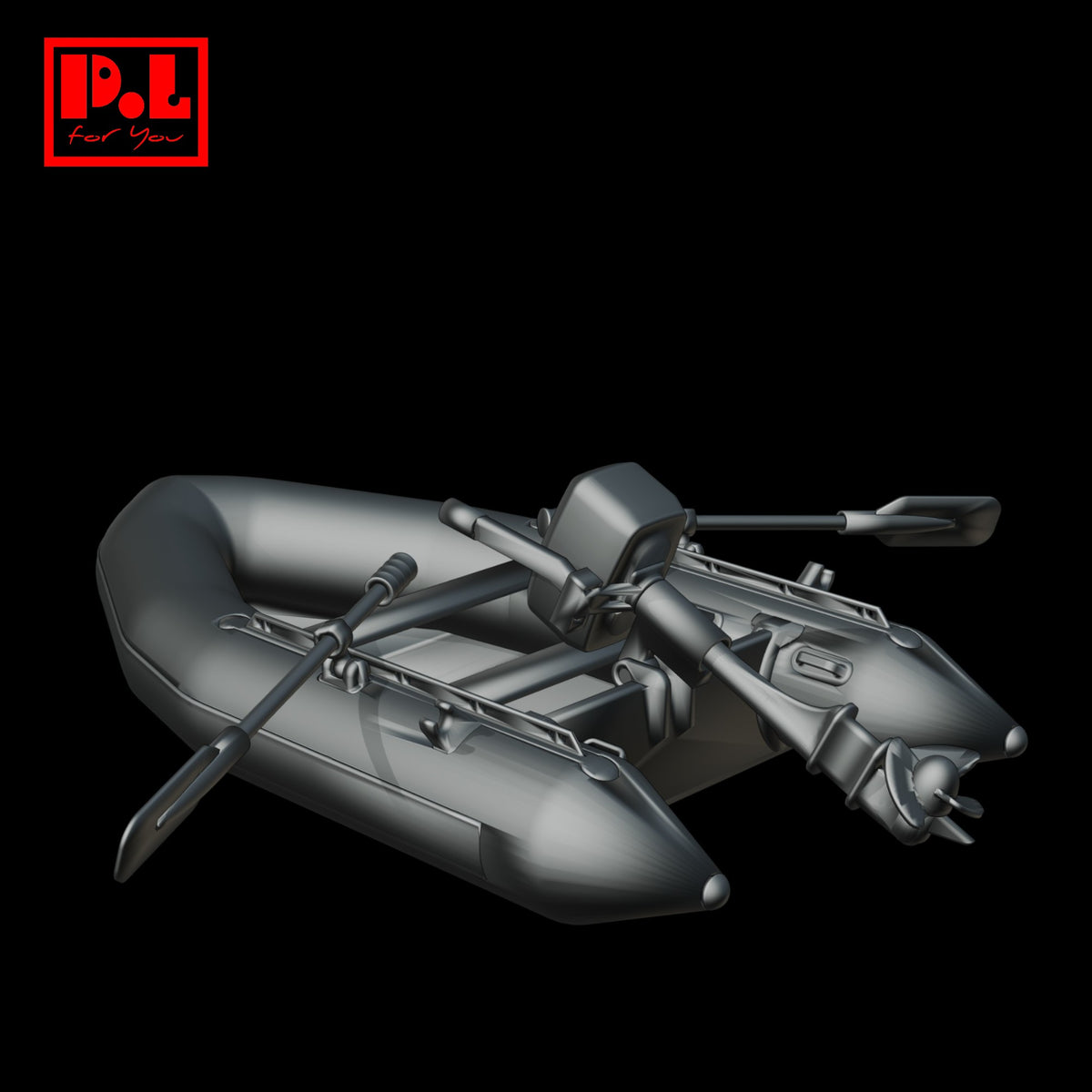 Inflatable boat — 3D print STL files