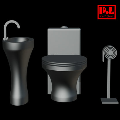 Items in the toilet — 3D print STL files
