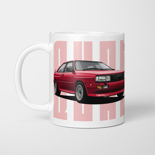 A Tea Cup / Coffe Mug — "Audi Quattro"