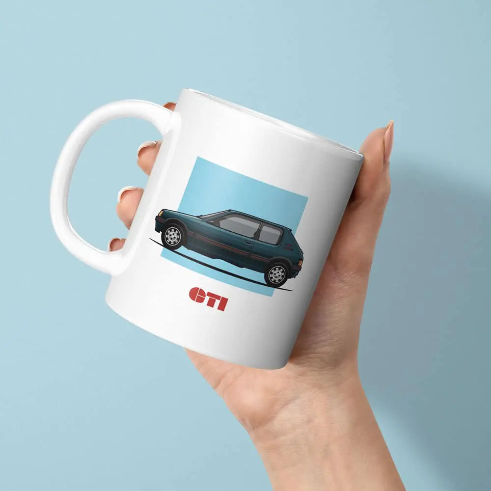 A Tea Cup / Coffe Mug — "Peugeot 205 GTi"