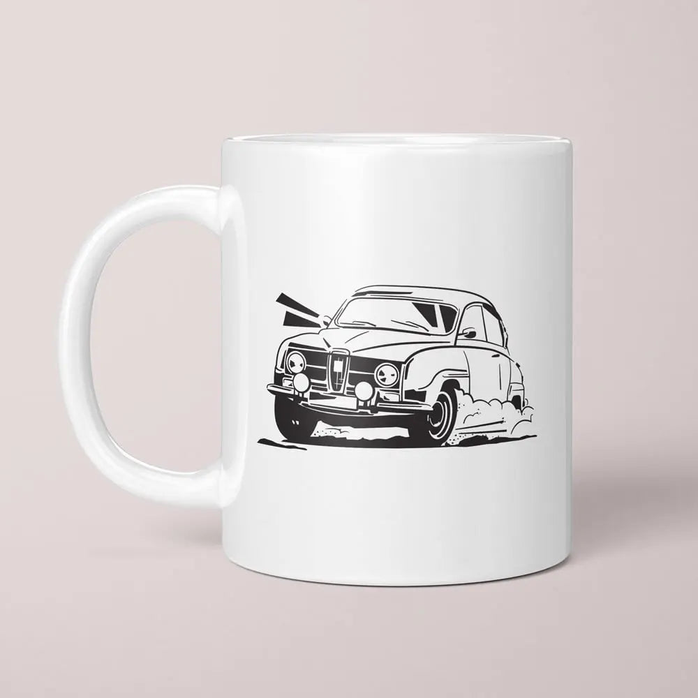 A Tea Cup / Coffe Mug — "Saab 96"