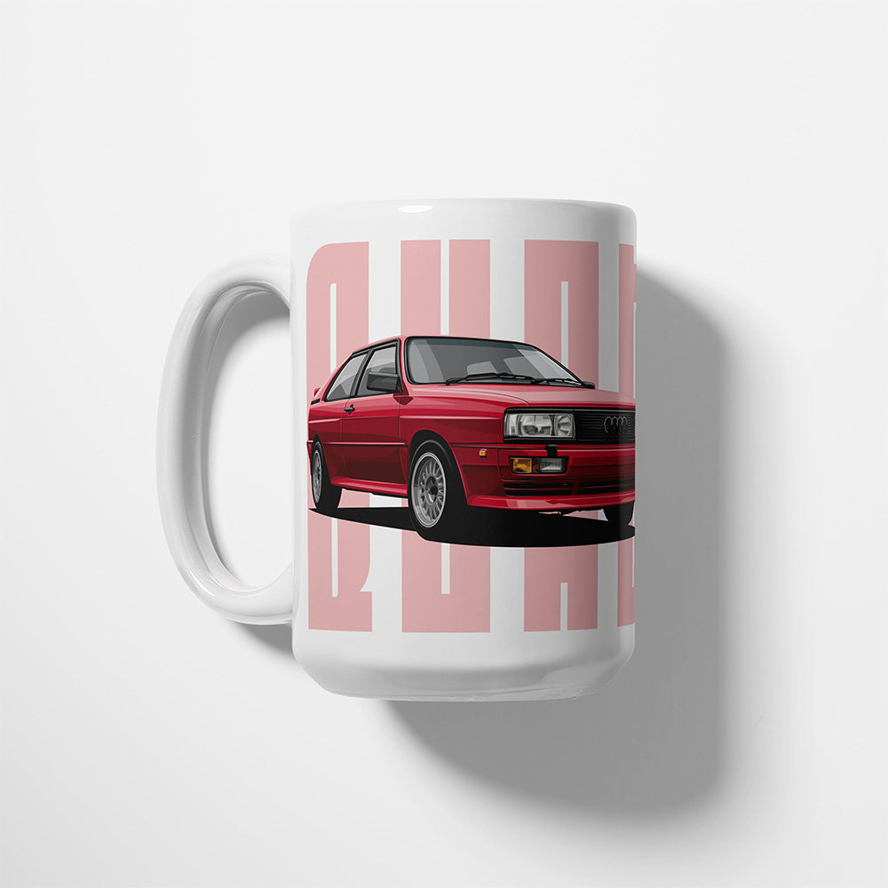 A Tea Cup / Coffe Mug — "Audi Quattro"
