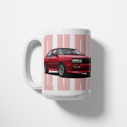 A Tea Cup / Coffe Mug — "Audi Quattro"
