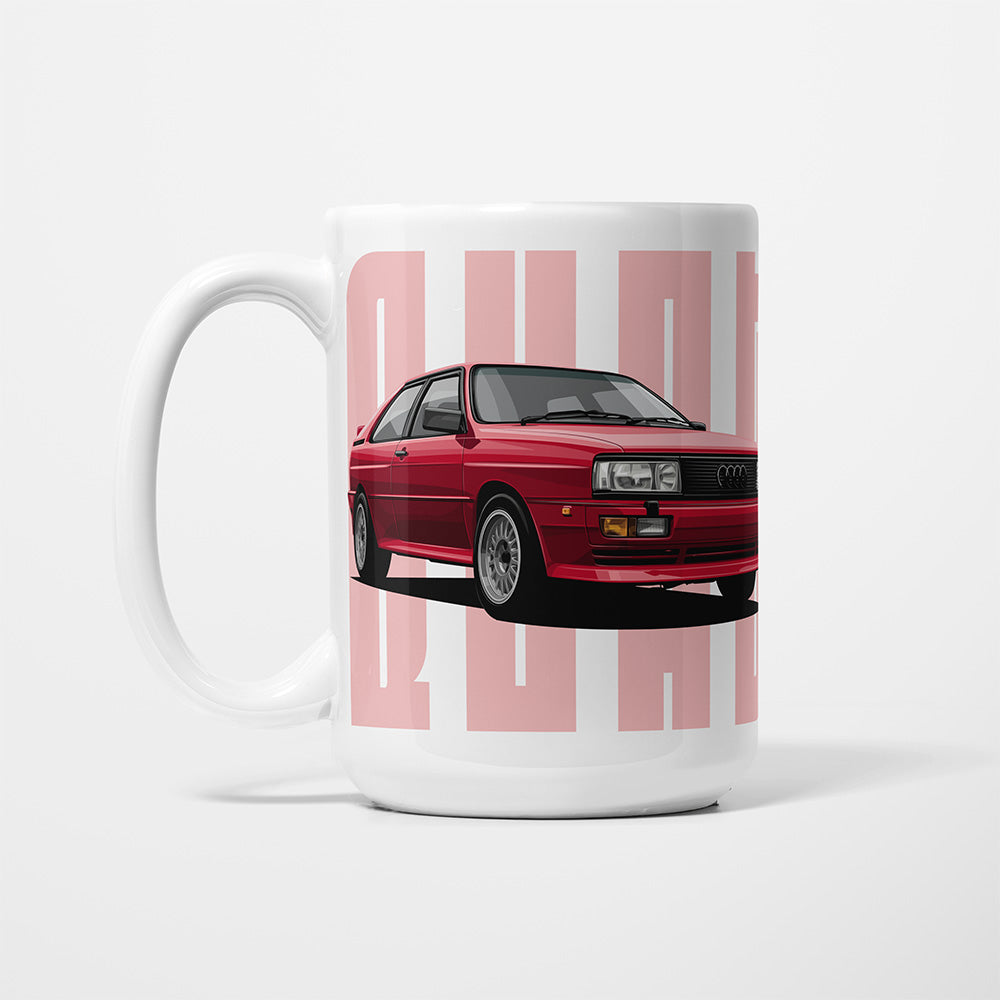 A Tea Cup / Coffe Mug — "Audi Quattro"