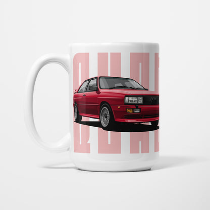 A Tea Cup / Coffe Mug — "Audi Quattro"