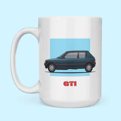 A Tea Cup / Coffe Mug — "Peugeot 205 GTi"