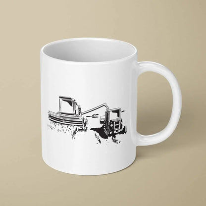 A Tea Cup / Coffe Mug — polish combine harvester "Bizon"